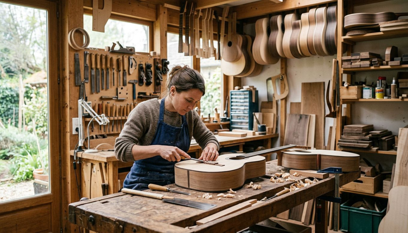 Entre artisanat et écologie : immersion dans l’atelier d’un luthier moderne